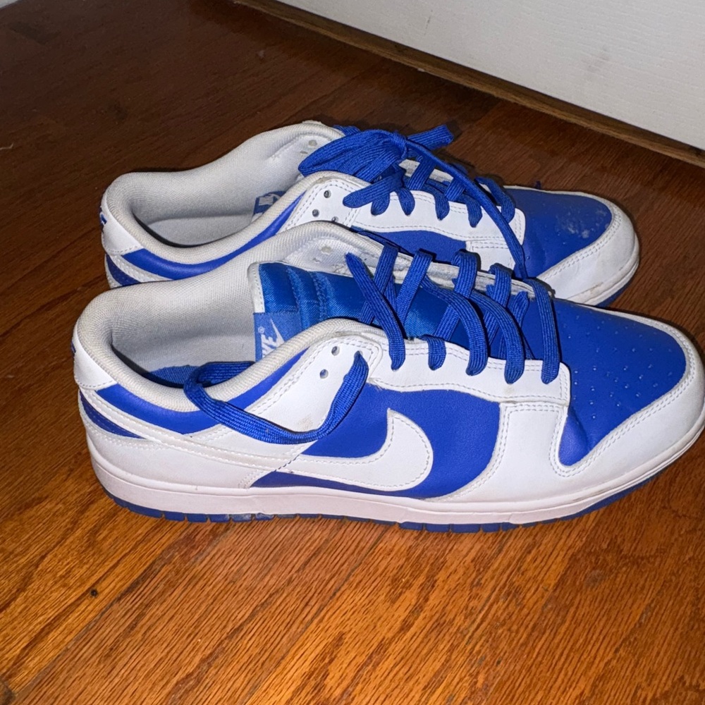 Nike Royal Blue and White Athletic Shoes